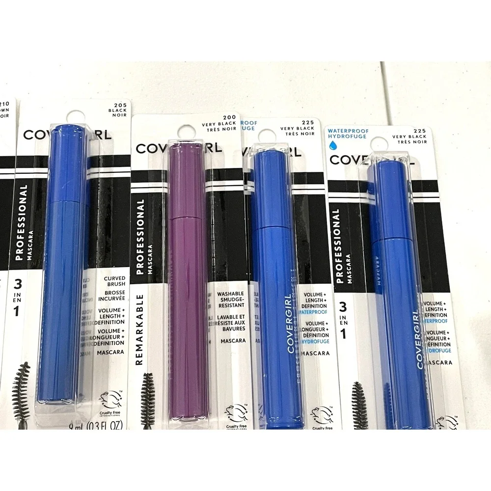 Covergirl Professional Mascara Lot‎ of 16 # 200 210 205 225 Very Black Brown